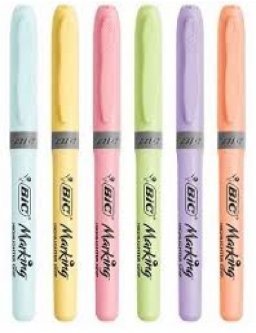 FLUORESCENTE BIC PASTEL 